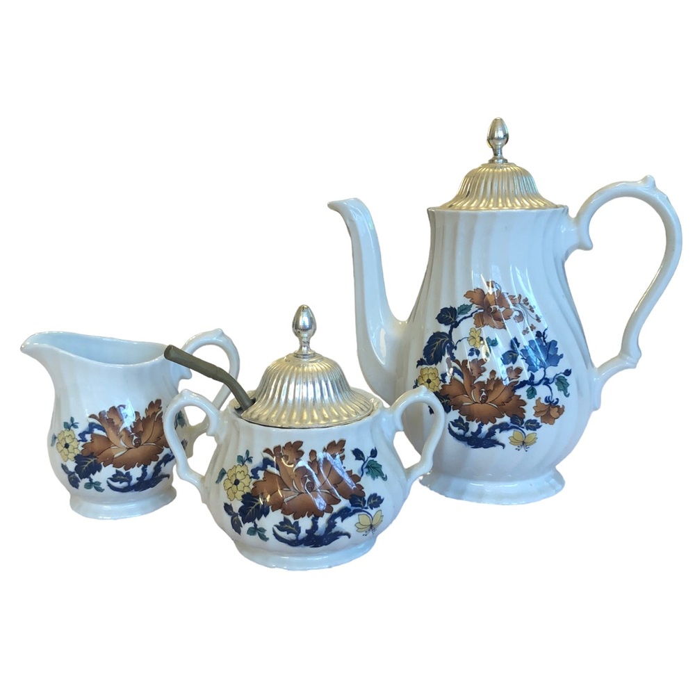 Myott England Fall Colors Tea Set